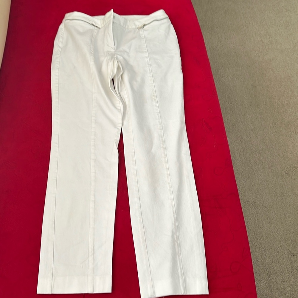 Size 6 Alfani white stretch pants